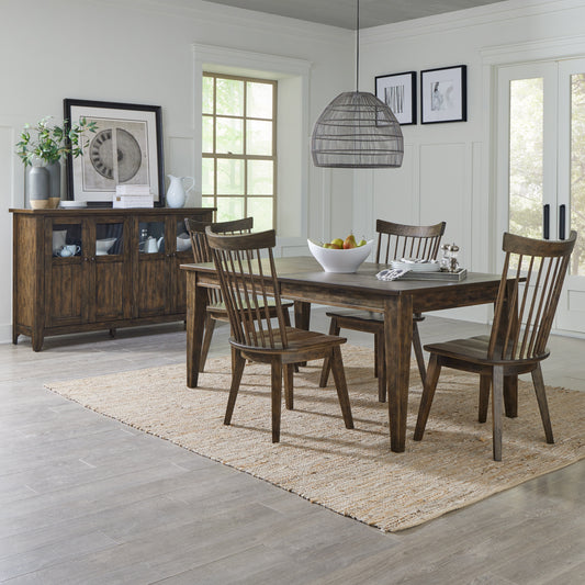 Midland Falls 5 Piece Rectangular Table Set