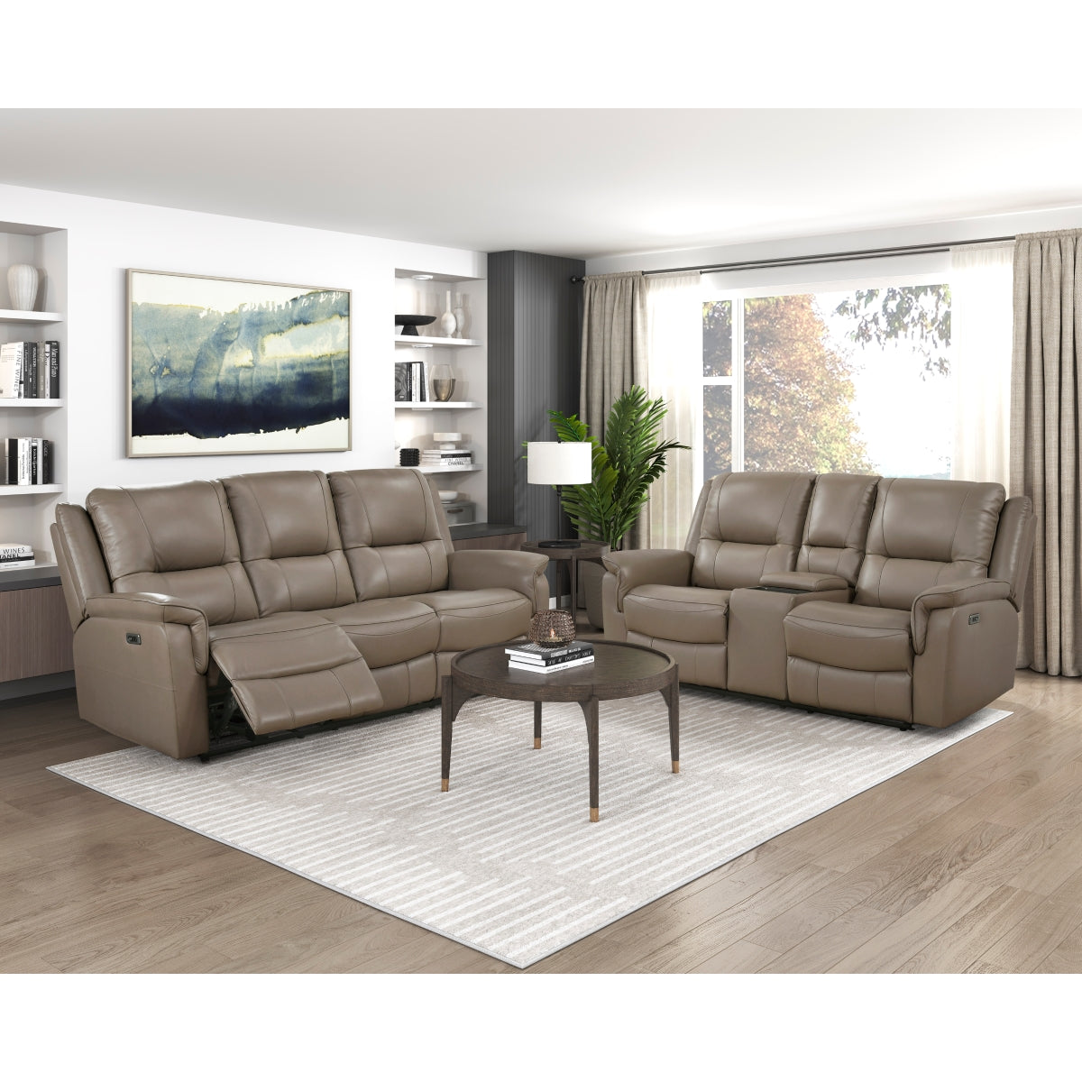 Haven 2-Piece Living Room Set (Sofa and Love Seat)