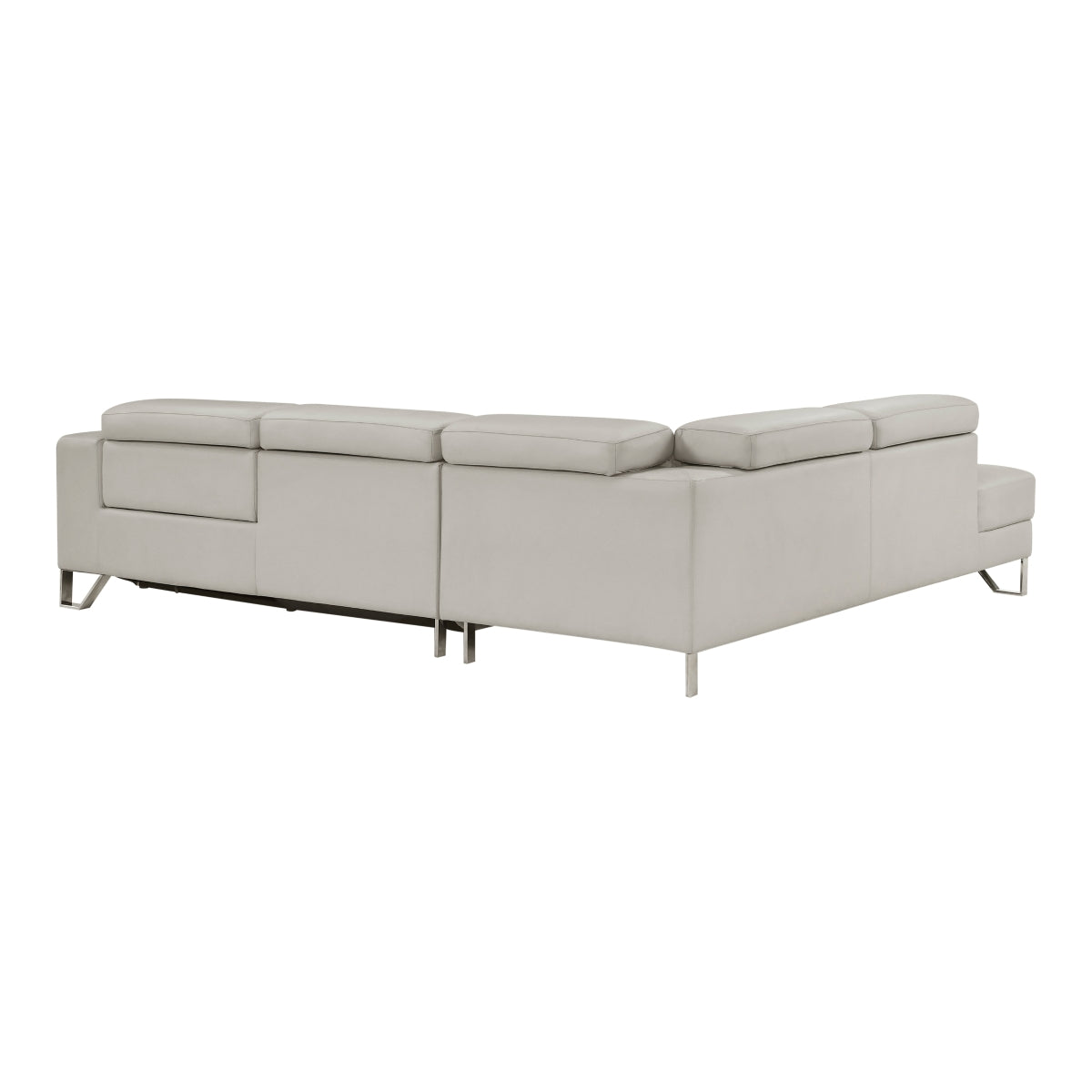 Ventura 2-Piece Sectional with Left Chaise, Adjustable Headrests and Charging ports