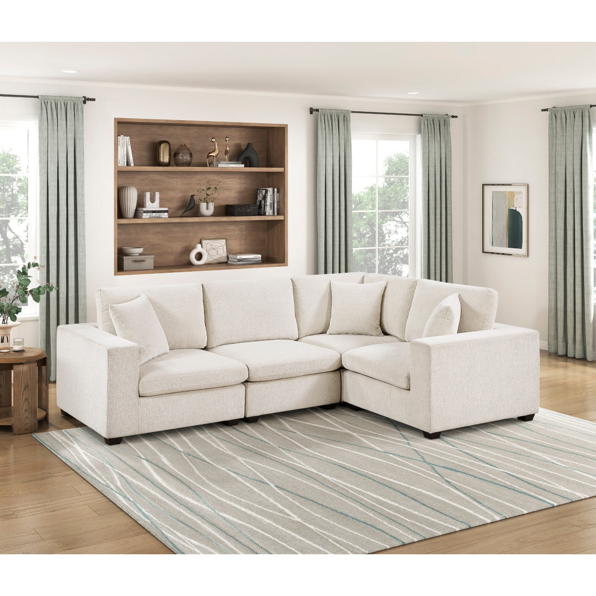 Serenity 4-Piece Modular Sectional