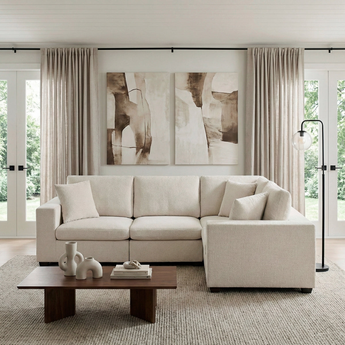 Serenity 4-Piece Modular Sectional