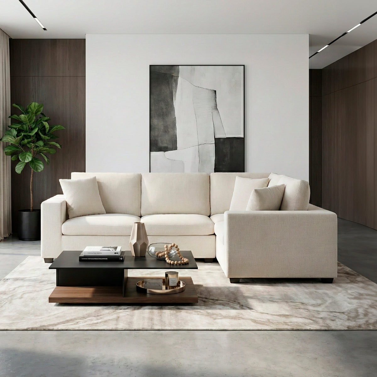 Serenity 4-Piece Modular Sectional