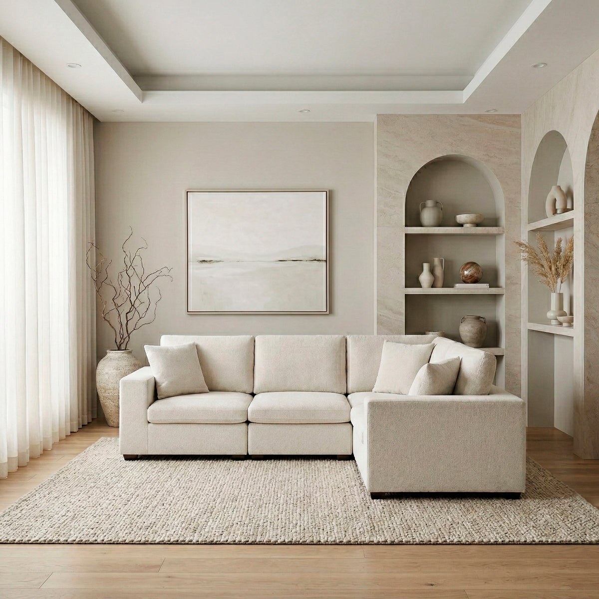 Serenity 4-Piece Modular Sectional