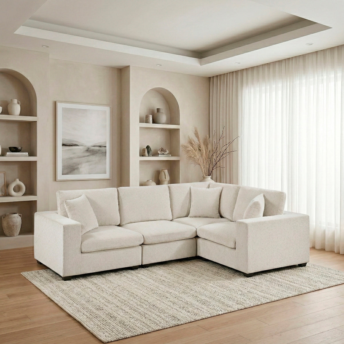 Serenity 4-Piece Modular Sectional