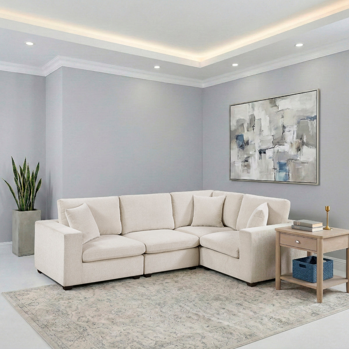 Serenity 4-Piece Modular Sectional