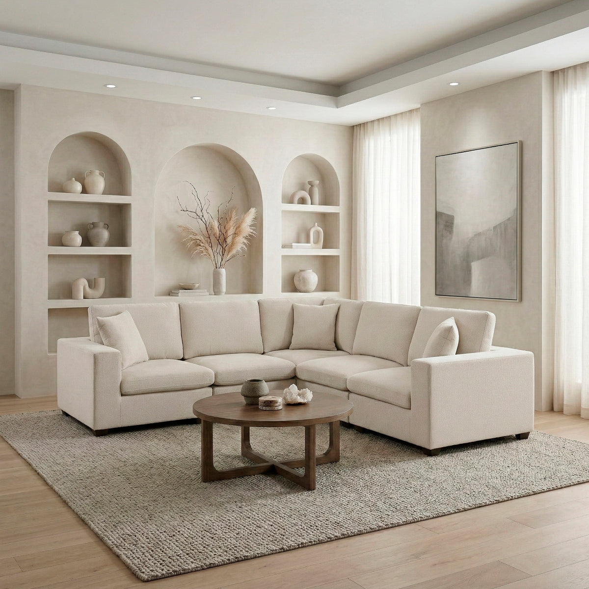 Serenity 5-Piece Modular Sectional