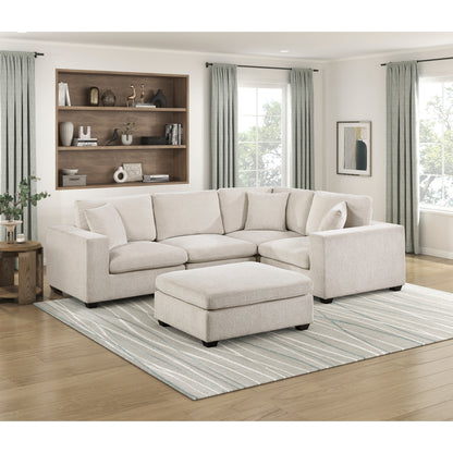 Serenity 5-Piece Modular Sectional with Ottoman