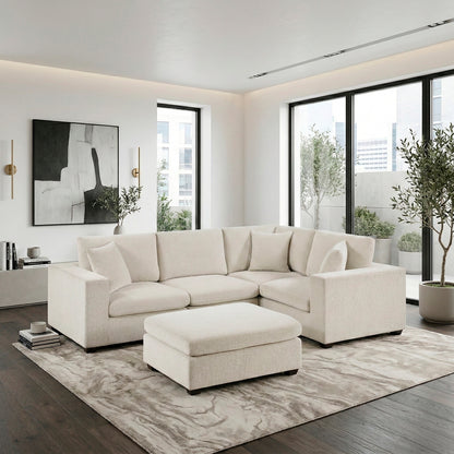Serenity 5-Piece Modular Sectional with Ottoman