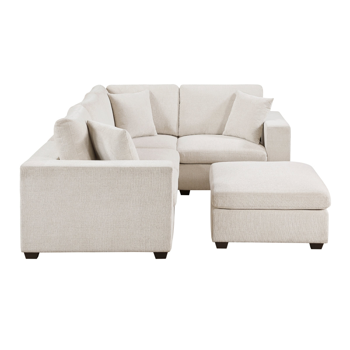 Serenity 5-Piece Modular Sectional with Ottoman