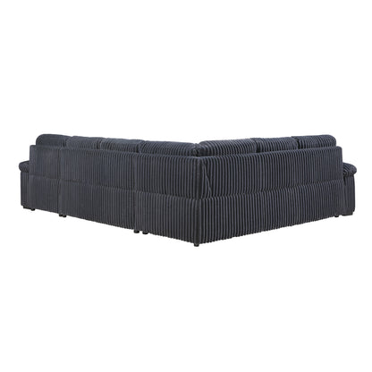 Ridge 3-Piece Sectional with Pull-out Bed, Right Side Chaise and Hidden Storage