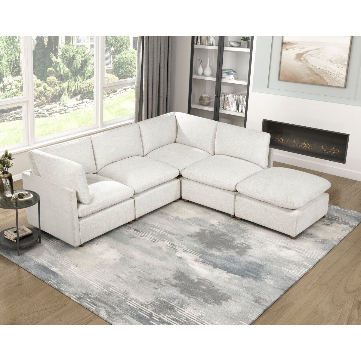 Annex 5-Piece Modular Sectional with Ottoman
