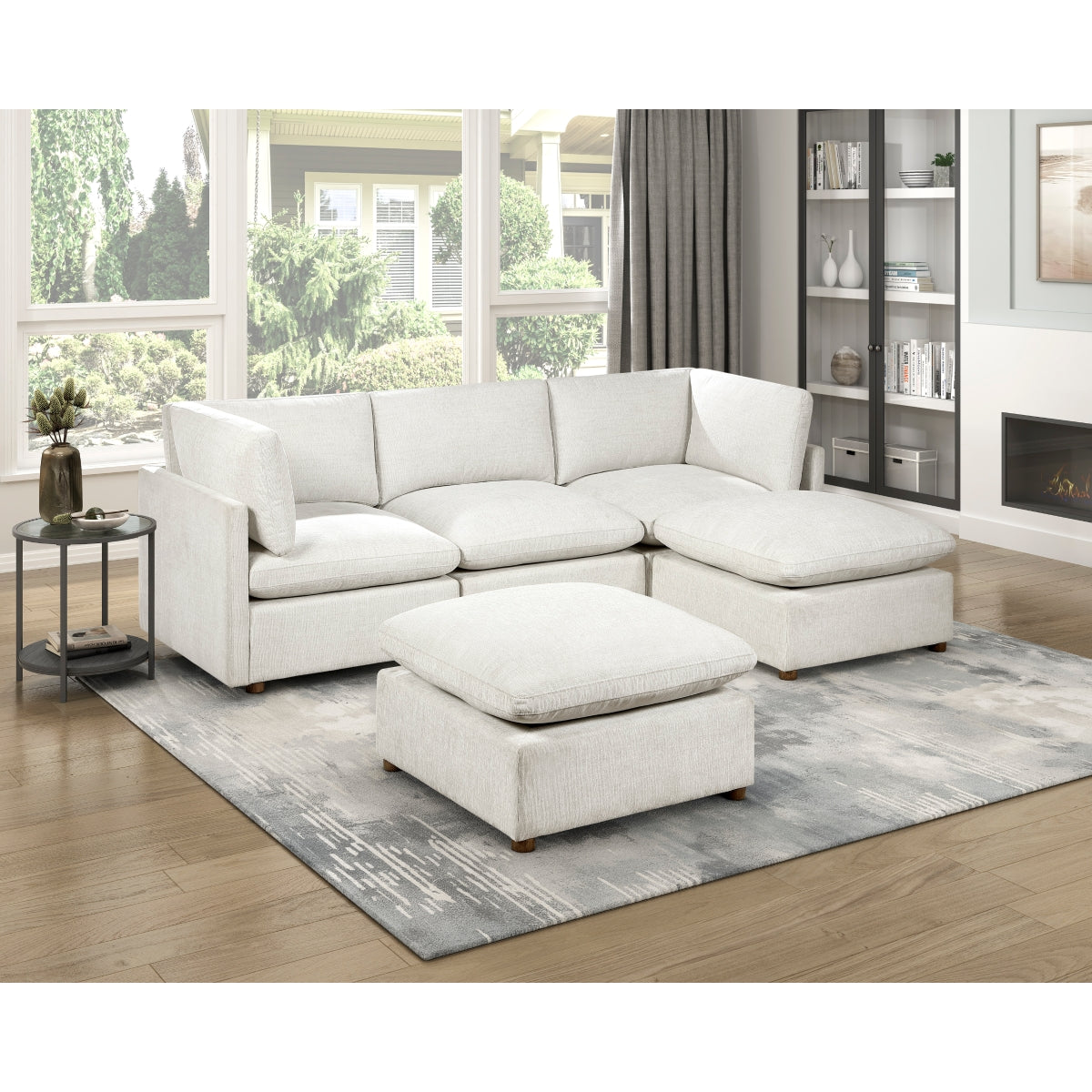 Annex 5-Piece Modular Sectional with Two Ottomans