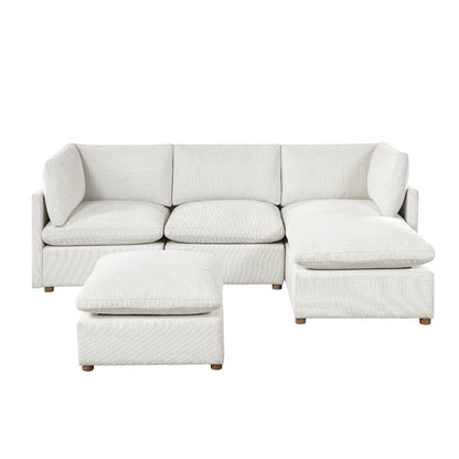 Annex 5-Piece Modular Sectional with Two Ottomans