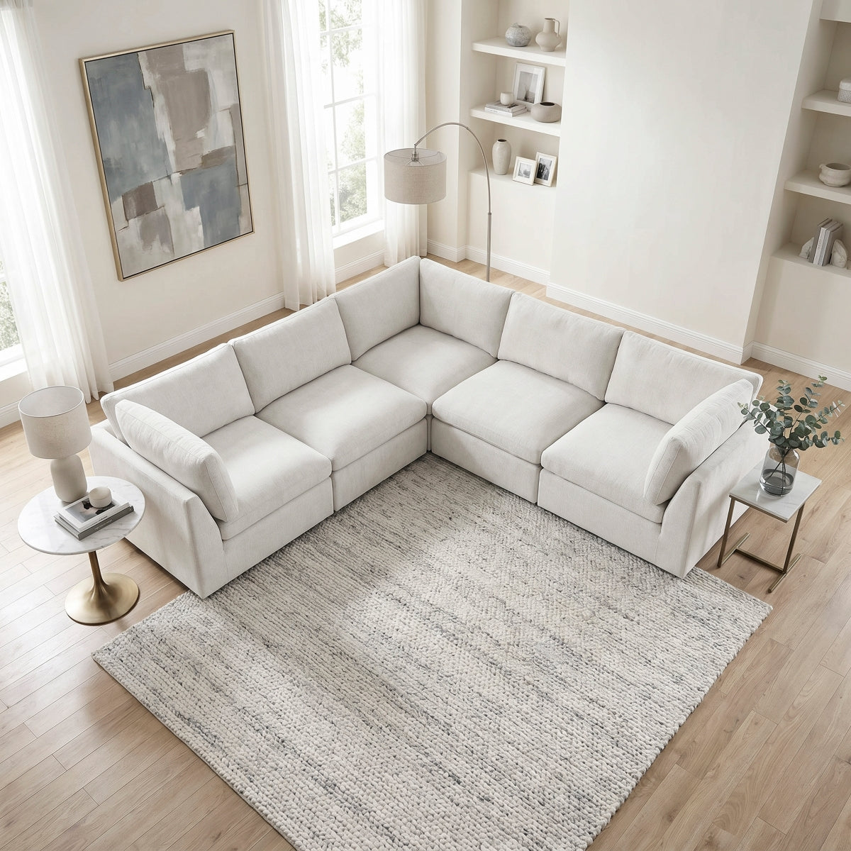 Annex 5-Piece Modular Sectional