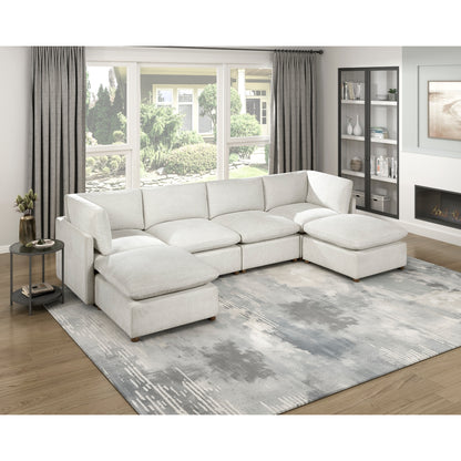 Annex 6-Piece Modular Sectional with Two Ottomans