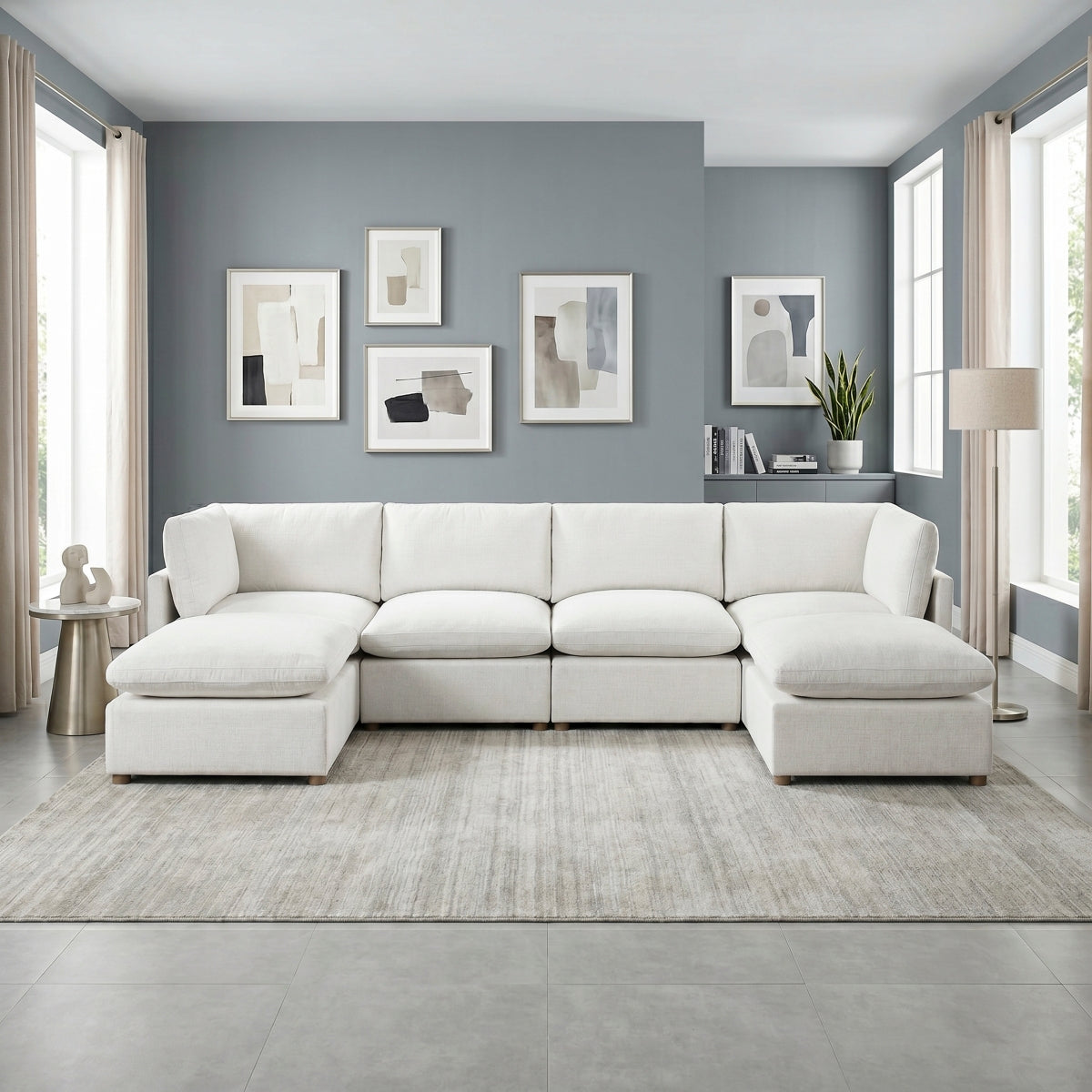 Annex 6-Piece Modular Sectional with Two Ottomans