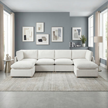 Annex 6-Piece Modular Sectional with Two Ottomans