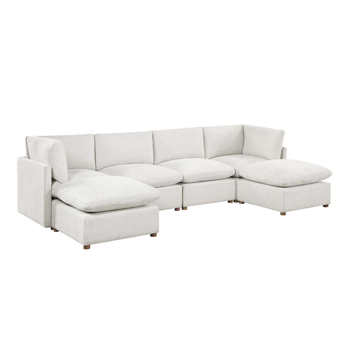 Annex 6-Piece Modular Sectional with Two Ottomans