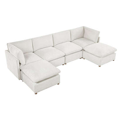 Annex 6-Piece Modular Sectional with Two Ottomans