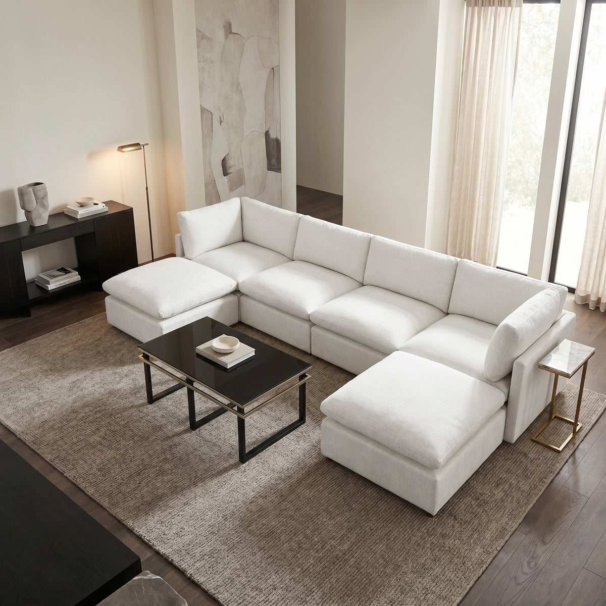 Annex 6-Piece Modular Sectional with Two Ottomans