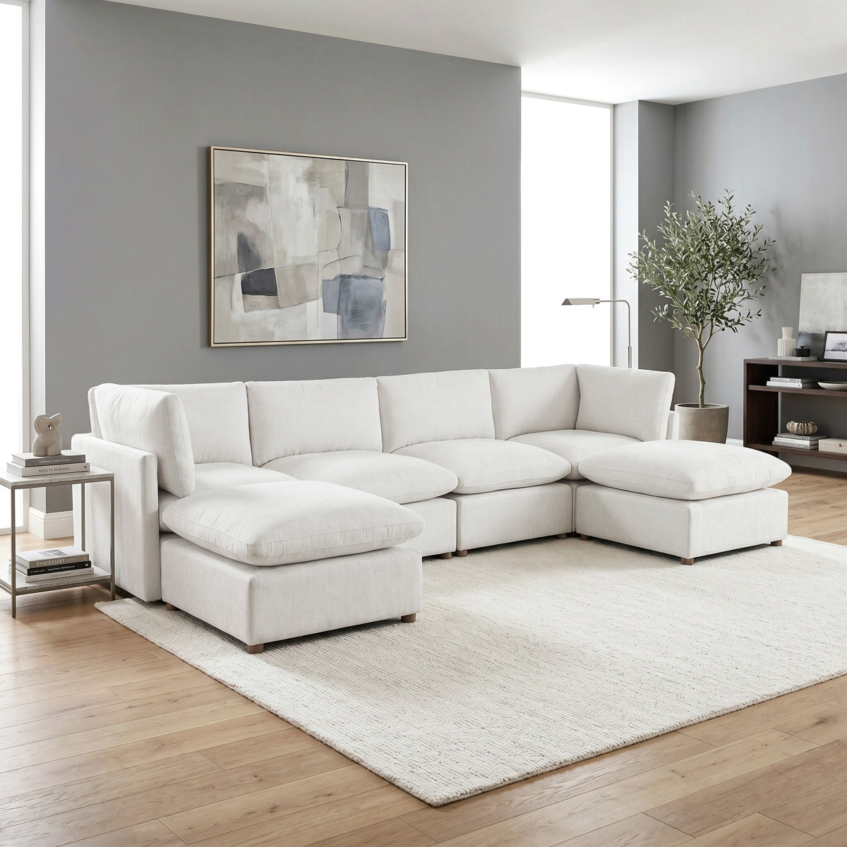 Annex 6-Piece Modular Sectional with Two Ottomans