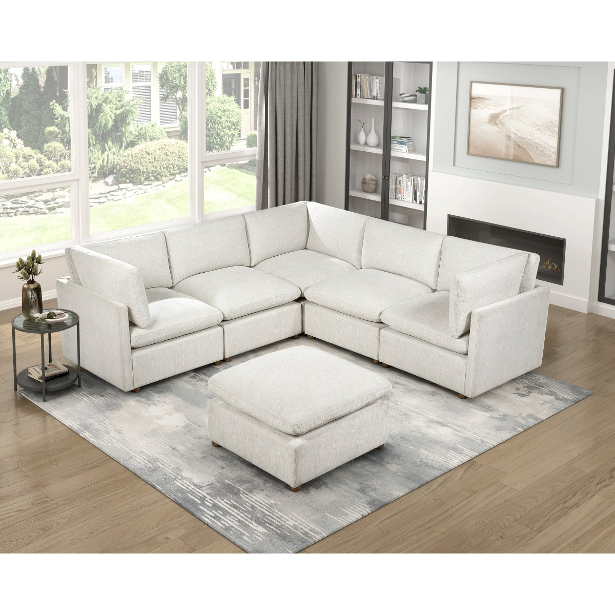 Annex 6-Piece Modular Sectional with Ottoman