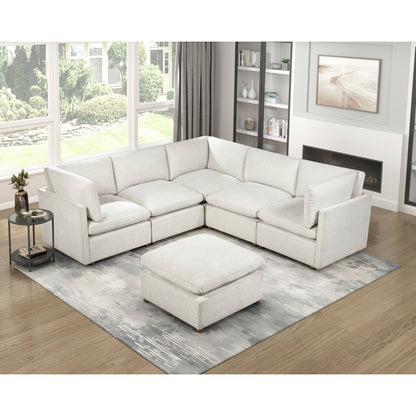 Annex 6-Piece Modular Sectional with Ottoman