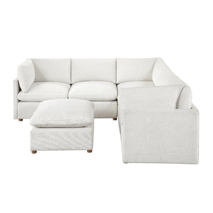 Annex 6-Piece Modular Sectional with Ottoman