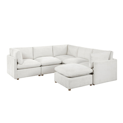 Annex 6-Piece Modular Sectional with Ottoman
