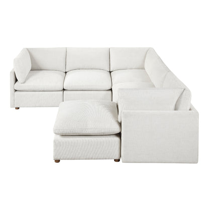 Annex 6-Piece Modular Sectional with Ottoman
