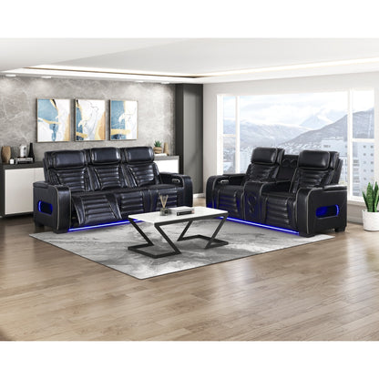 Cyber 2-Piece Living Room Set (Sofa and Love Seat)