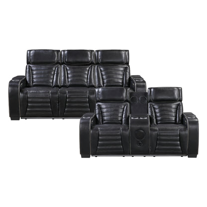 Cyber 2-Piece Living Room Set (Sofa and Love Seat)