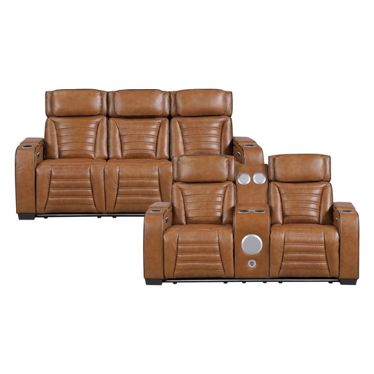 Cyber 2-Piece Living Room Set (Sofa and Love Seat)