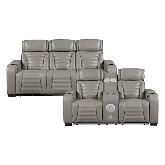 Cyber 2-Piece Living Room Set (Sofa and Love Seat)