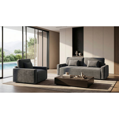 Cumulus Convertible Sleeper Chair with Charging Ports
