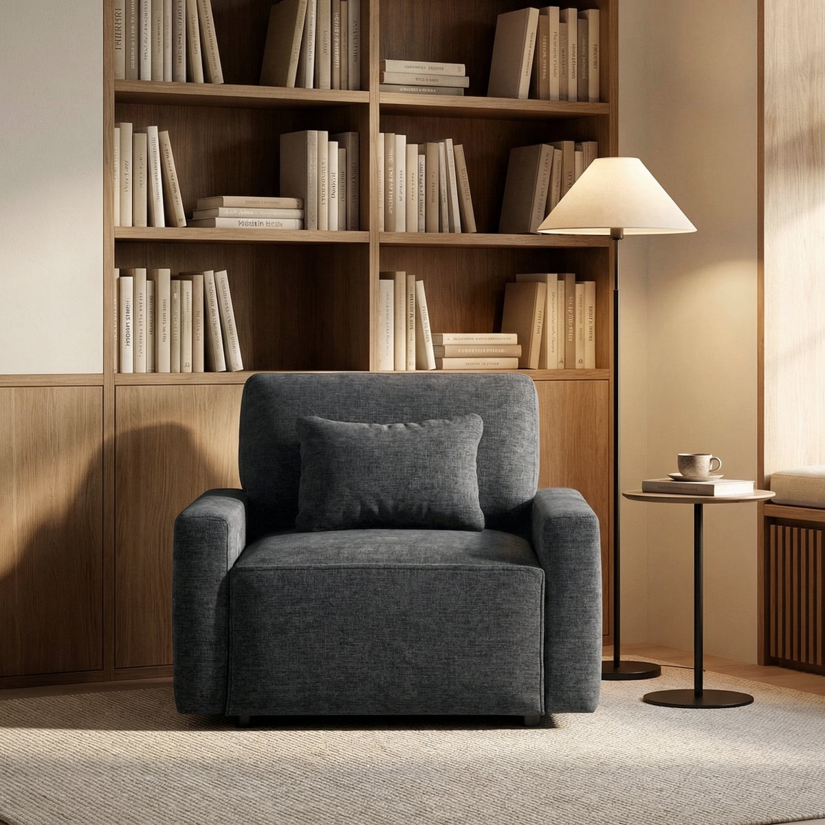 Cumulus Convertible Sleeper Chair with Charging Ports