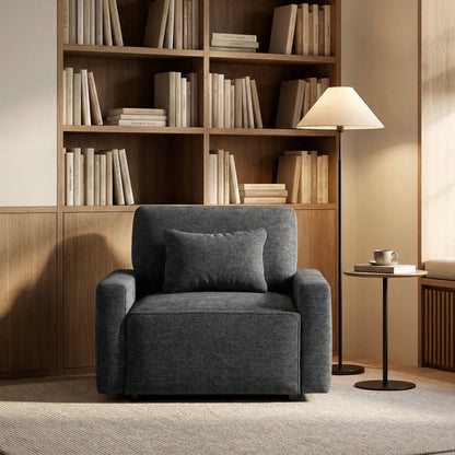 Cumulus Convertible Sleeper Chair with Charging Ports
