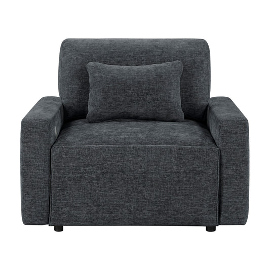 Cumulus Convertible Sleeper Chair with Charging Ports
