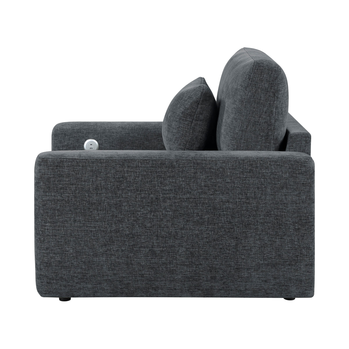 Cumulus Convertible Sleeper Chair with Charging Ports