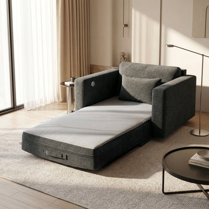 Cumulus Convertible Sleeper Chair with Charging Ports