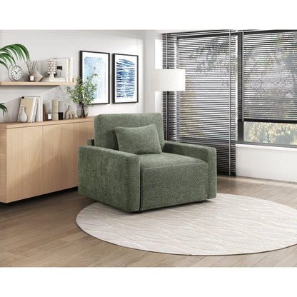 Cumulus Convertible Sleeper Chair with Charging Ports
