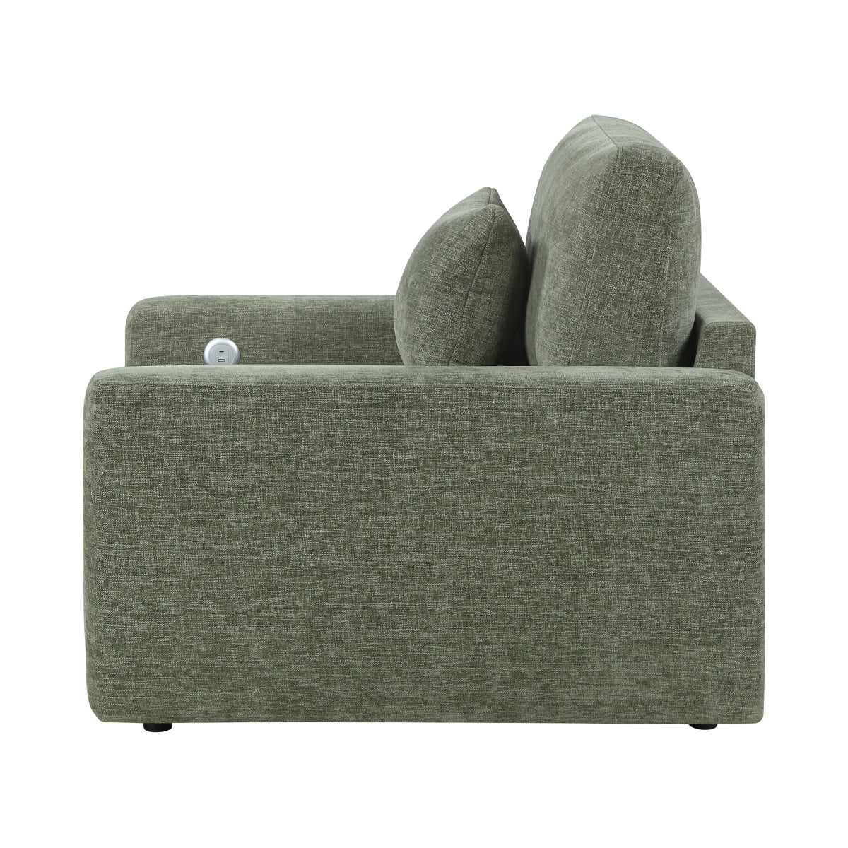 Cumulus Convertible Sleeper Chair with Charging Ports