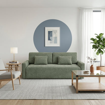 Cumulus Convertible Queen Sleeper Sofa with Charging Ports