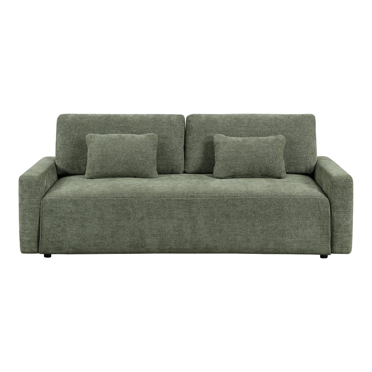 Cumulus Convertible Queen Sleeper Sofa with Charging Ports