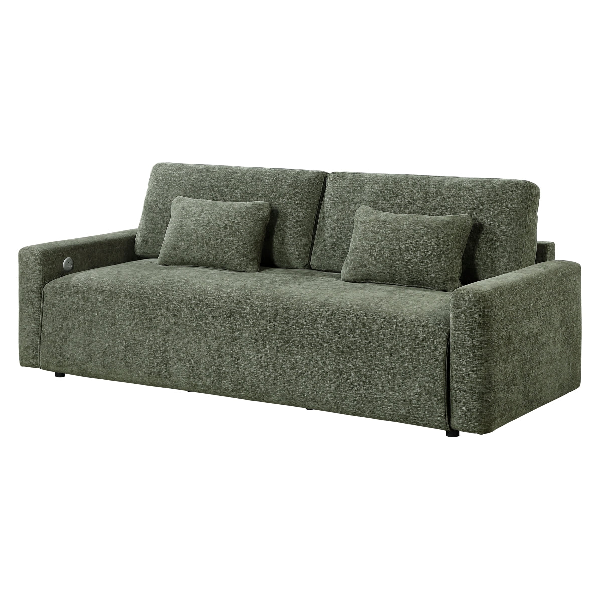 Cumulus Convertible Queen Sleeper Sofa with Charging Ports