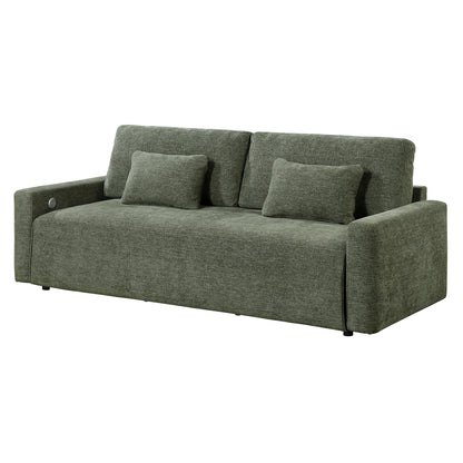 Cumulus Convertible Queen Sleeper Sofa with Charging Ports