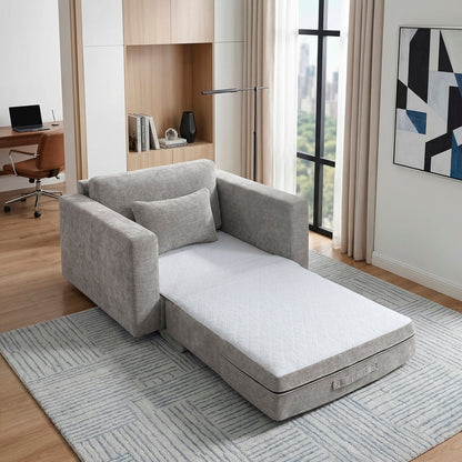 Cumulus Convertible Sleeper Chair with Charging Ports