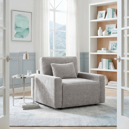 Cumulus Convertible Sleeper Chair with Charging Ports