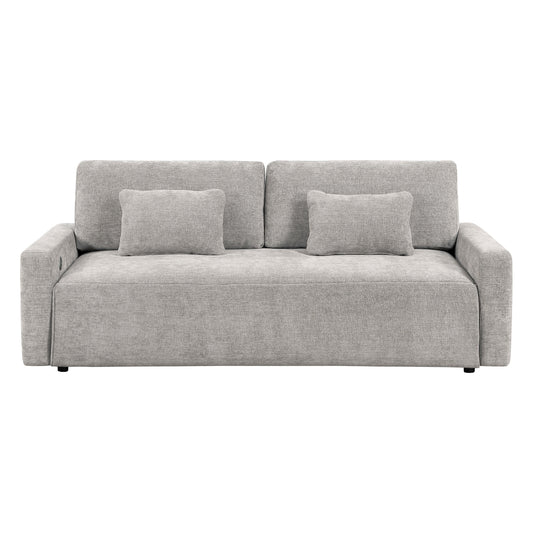 Cumulus Convertible Queen Sleeper Sofa with Charging Ports