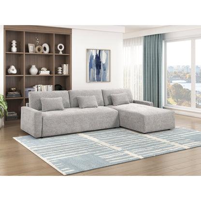 Cumulus 2-Piece Sectional with Convertible Queen Sleeper and Right Side Chaise